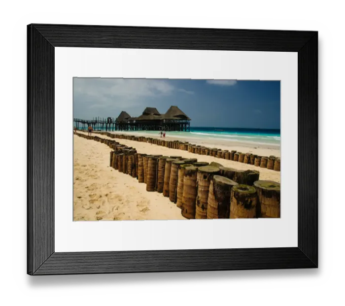 Framed Print : Coastal Resort Framed Print : Coastal Resort