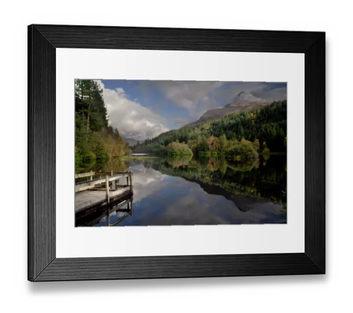 Framed Print : Loch Lochen Reflections Framed Print : Loch Lochen Reflections