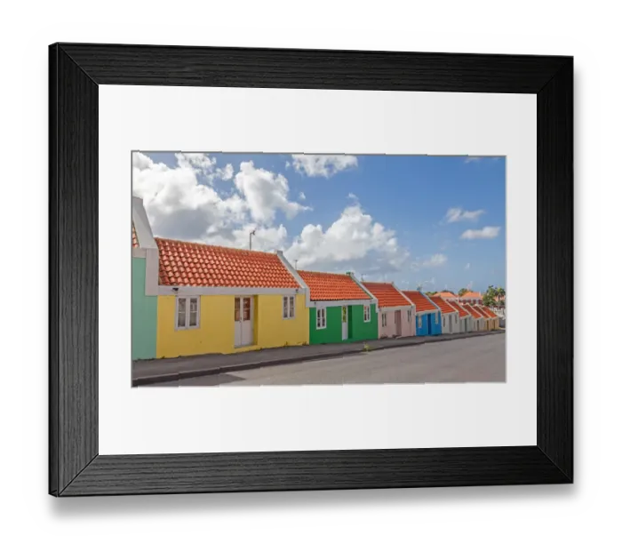 Framed Print : old servant houses Framed Print : old servant houses