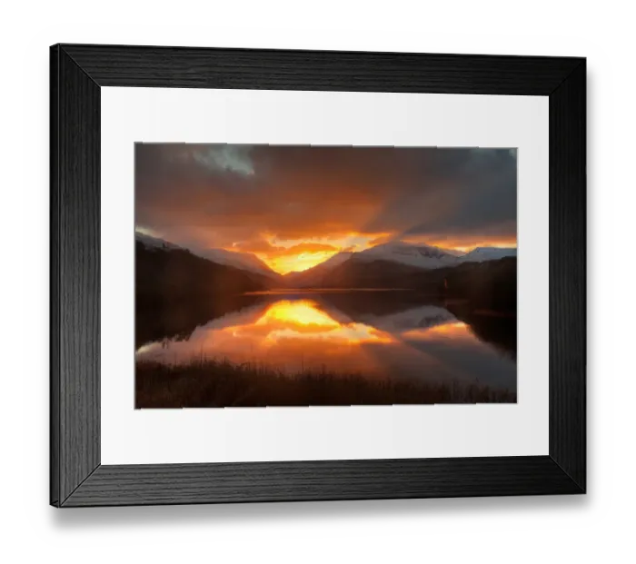 Framed Print : Llyn Padarn Sunrise Framed Print : Llyn Padarn Sunrise