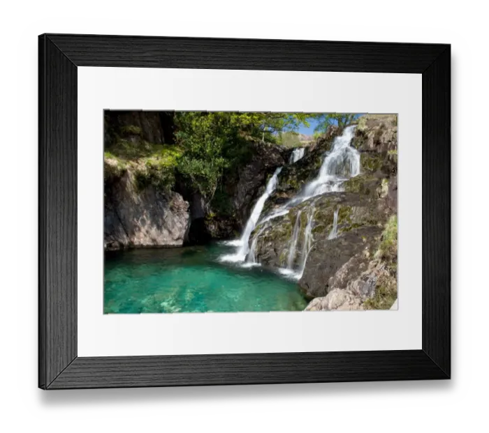 Framed Print : Views up the Watkins Path