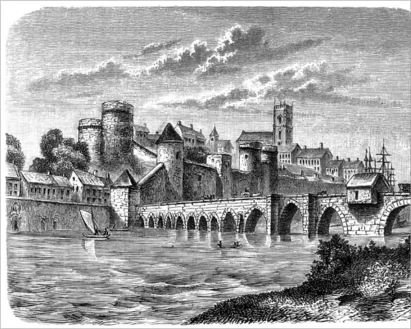 View of Limerick in Ireland
