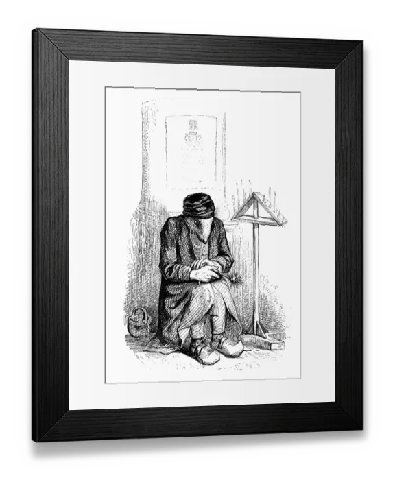 Framed Print : Humanized animals illustrations: Mouse Framed Print : Humanized animals illustrations: Mouse