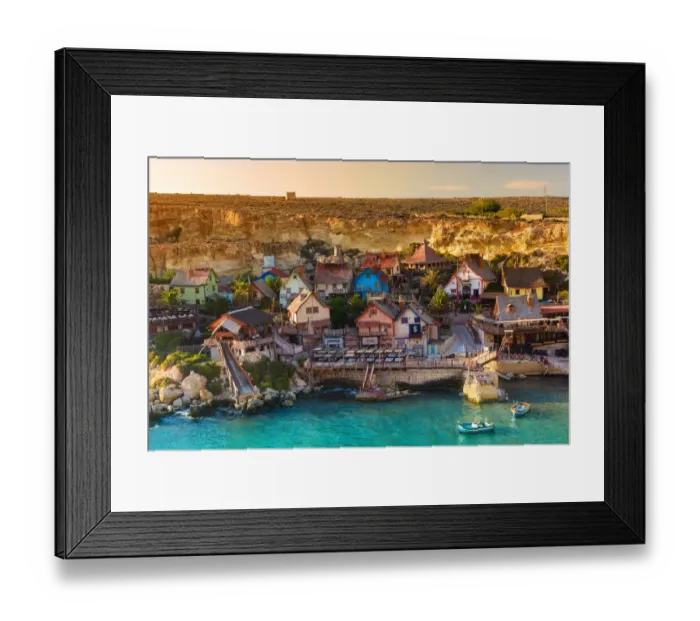 Framed Print : Popeye Village Framed Print : Popeye Village