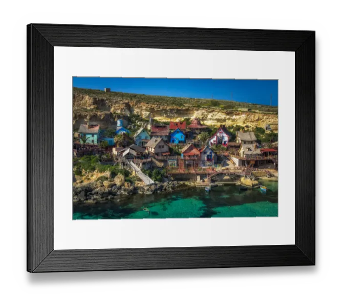 Framed Print : Popeye Village Framed Print : Popeye Village