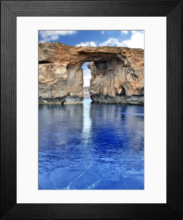 Framed Print : Blue window Framed Print : Blue window