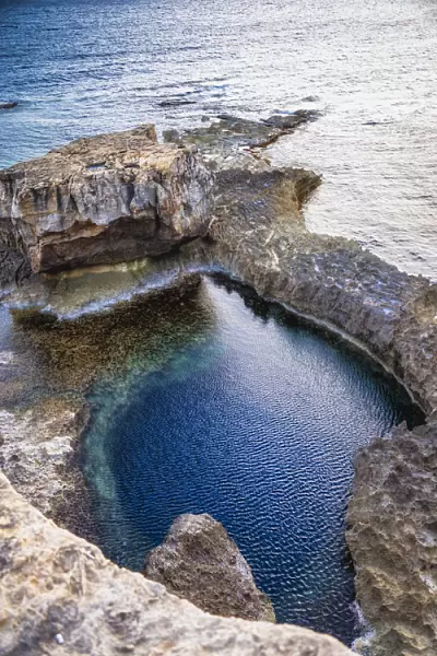 Blue Hole. Dwejra Bay, Gozo, Malta
