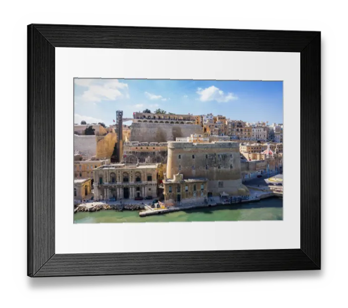 Framed Print : The City of Valletta Framed Print : The City of Valletta