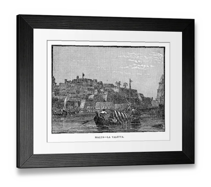 Framed Print : Malta La Valetta Framed Print : Malta La Valetta