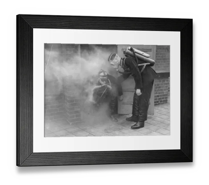 Framed Print : Fire Fighting Demo Framed Print : Fire Fighting Demo