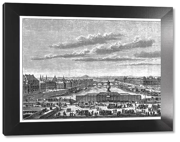 Pont Neuf and the Quais at the Louvre at the time of Louis XIV