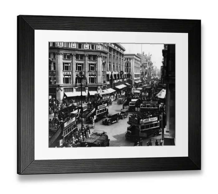 Framed Print : Oxford Circus Framed Print : Oxford Circus