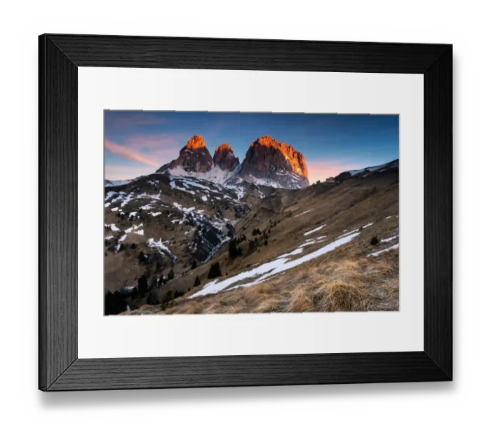 Framed Print : Passo pardoi Mountain Range Dolomites, Italy Framed Print : Passo pardoi Mountain Range Dolomites, Italy