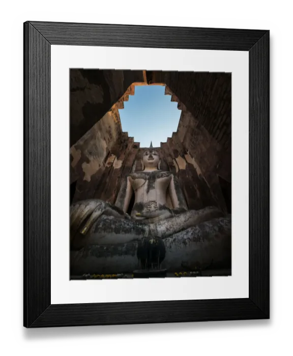 Framed Print : Big Buddha Statute in Sukhothai historical park Framed Print : Big Buddha Statute in Sukhothai historical park
