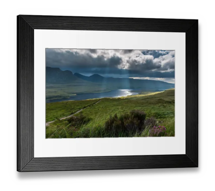 Framed Print : Landscape of Stac Pollaidh, highland Framed Print : Landscape of Stac Pollaidh, highland
