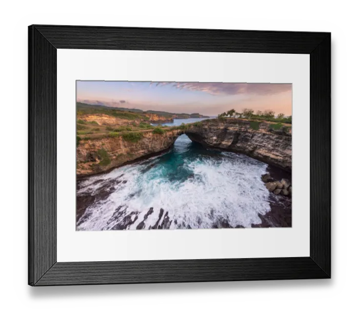 Framed Print : Broken Beach, Nusa Penida Island, Bali, Indonesia Framed Print : Broken Beach, Nusa Penida Island, Bali, Indonesia