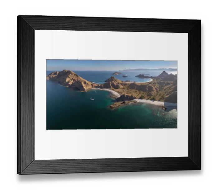 Framed Print : Landscape of Padar Island, Komodo National Park, Indonesia Framed Print : Landscape of Padar Island, Komodo National Park, Indonesia