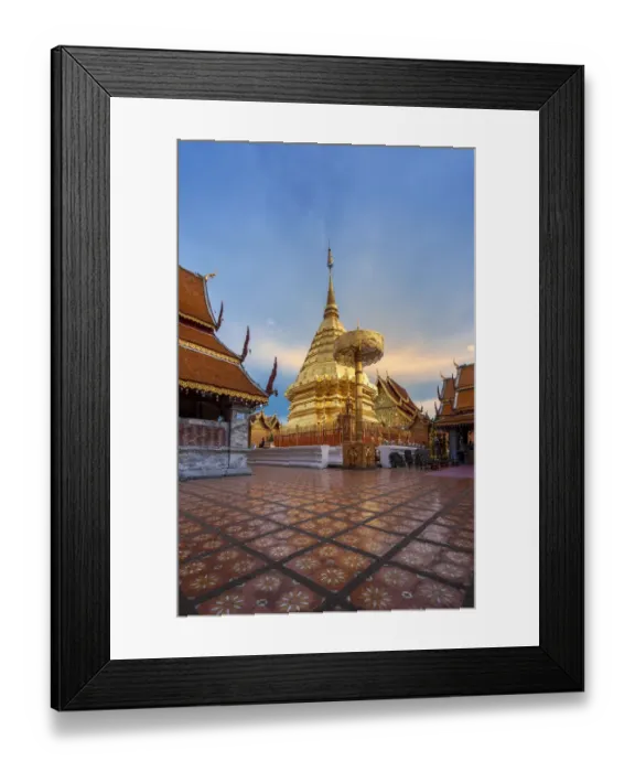 Framed Print : Wat Phra That Doi Suthep Chiang Mai, Thailand