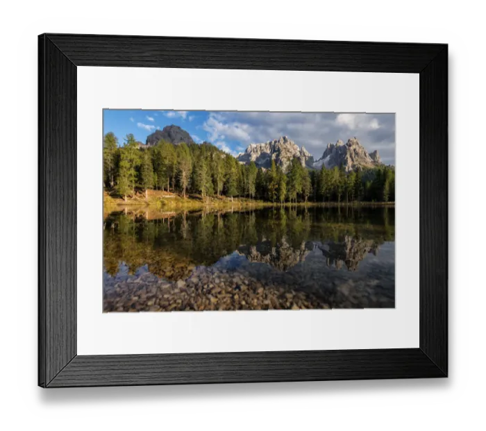 Framed Print : The reflection of Mountain
