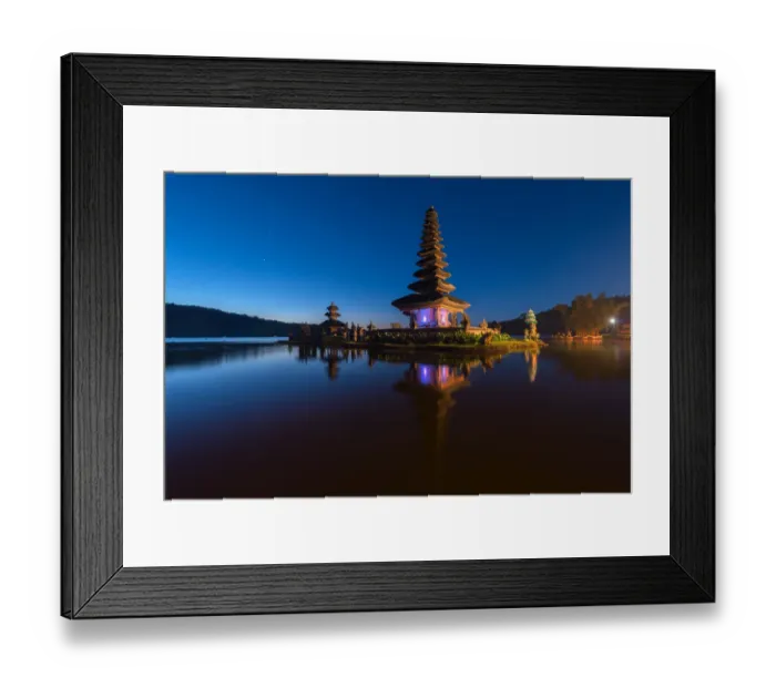 Framed Print : Pura Ulun Danu Bratan, Bali, Indonesia Framed Print : Pura Ulun Danu Bratan, Bali, Indonesia