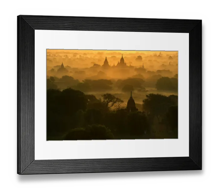 Framed Print : Morning light in Bagan ancient city, Mandalay, Myanmar Framed Print : Morning light in Bagan ancient city, Mandalay, Myanmar