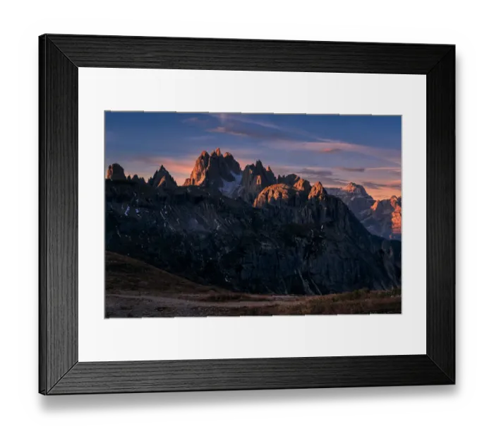 Framed Print : Sunrise at Dolomite Alps, Italy Framed Print : Sunrise at Dolomite Alps, Italy