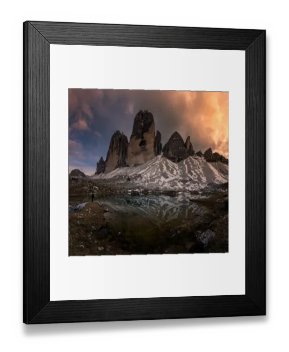 Framed Print : Tre Cime di Lavaredo, Dolomite Alps, Italy Framed Print : Tre Cime di Lavaredo, Dolomite Alps, Italy