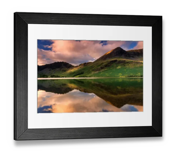 Framed Print : Scenic view highlands hillside and river, Glencoe, Scotland Framed Print : Scenic view highlands hillside and river, Glencoe, Scotland