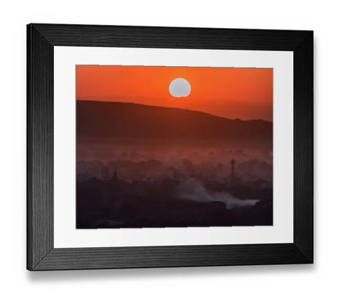 Framed Print : The beautiful scenery view of pagodas plains during the sunset in Bagan, Mandalay, Myanmar Framed Print : The beautiful scenery view of pagodas plains during the sunset in Bagan, Mandalay, Myanmar