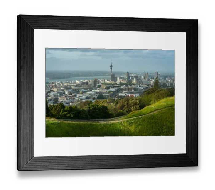 Framed Print : Mount eden and Auckland city, New Zealand Framed Print : Mount eden and Auckland city, New Zealand