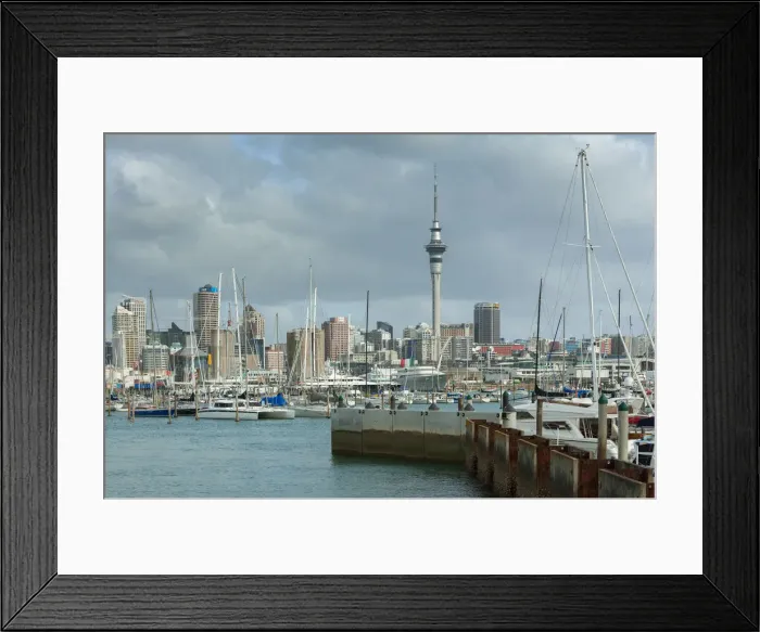 Framed Print : Auckland Harbour Framed Print : Auckland Harbour