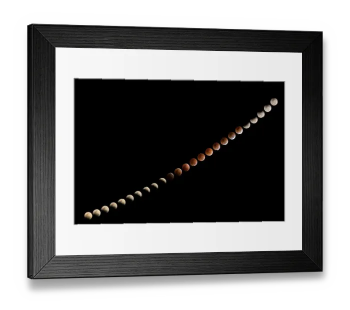 Framed Print : Total Lunar eclipse in Thailand January 31, 2018 Framed Print : Total Lunar eclipse in Thailand January 31, 2018