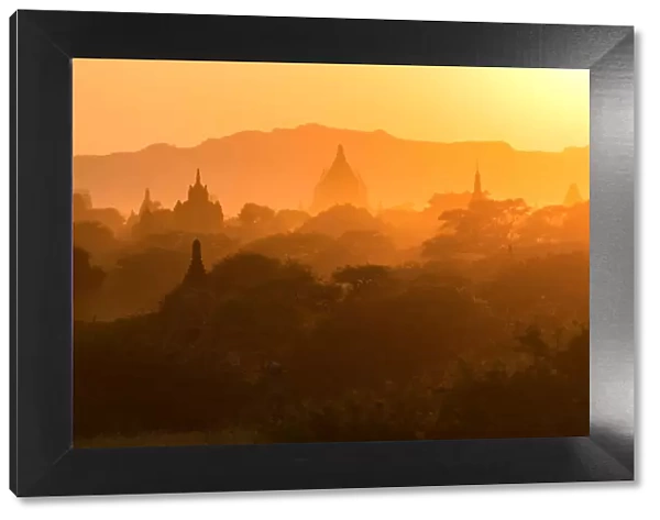 Morning light in Bagan ancient city, Mandalay, Myanmar