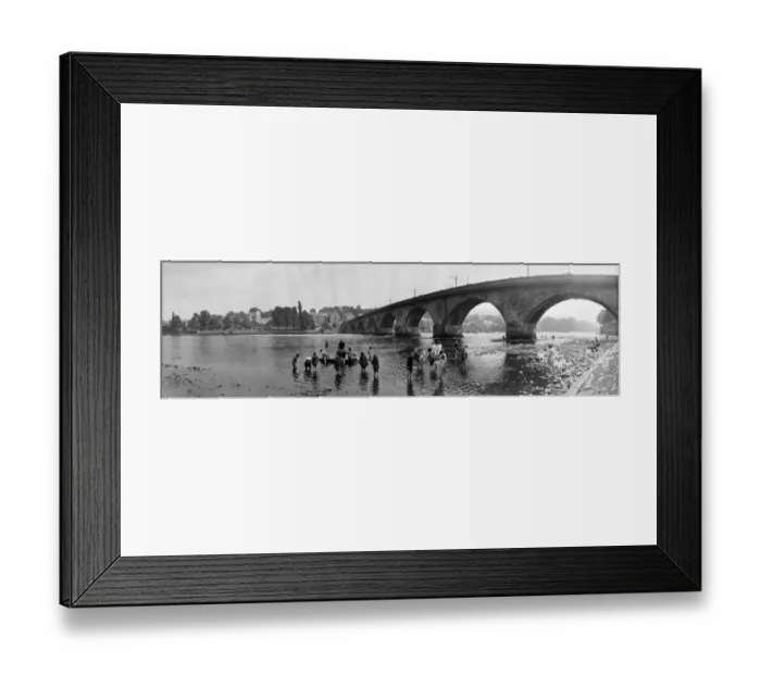 Framed Print : Bathing In Tay Framed Print : Bathing In Tay