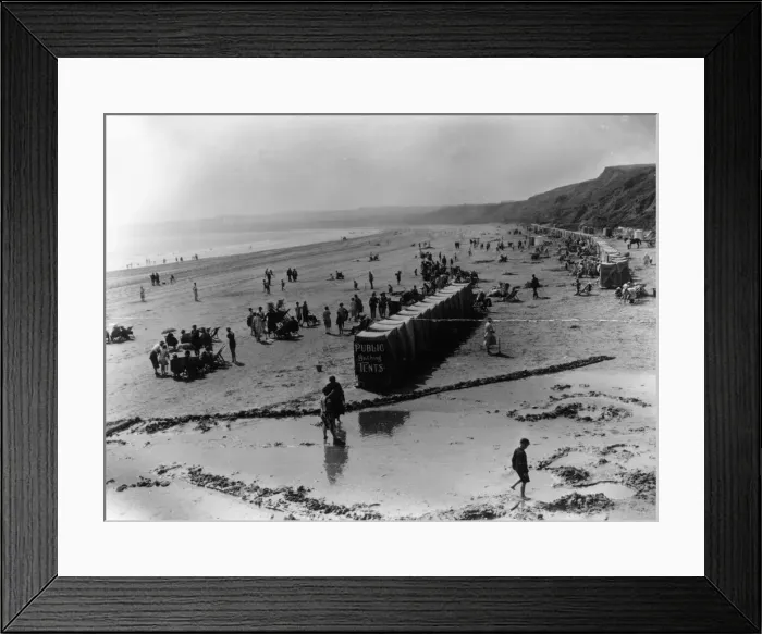 Framed Print : Bathing At Filey Framed Print : Bathing At Filey