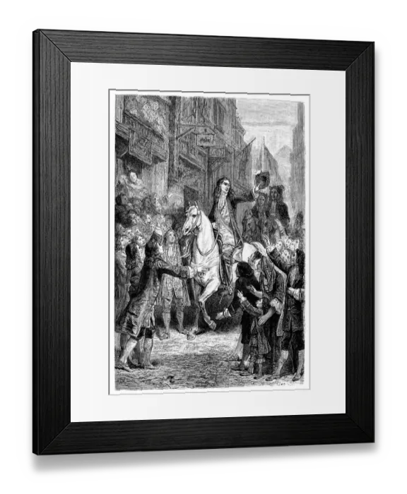 Framed Print : William III, 14. 11. 1650 - 19. 3. 1702, King of England in London Framed Print : William III, 14. 11. 1650 - 19. 3. 1702, King of England in London