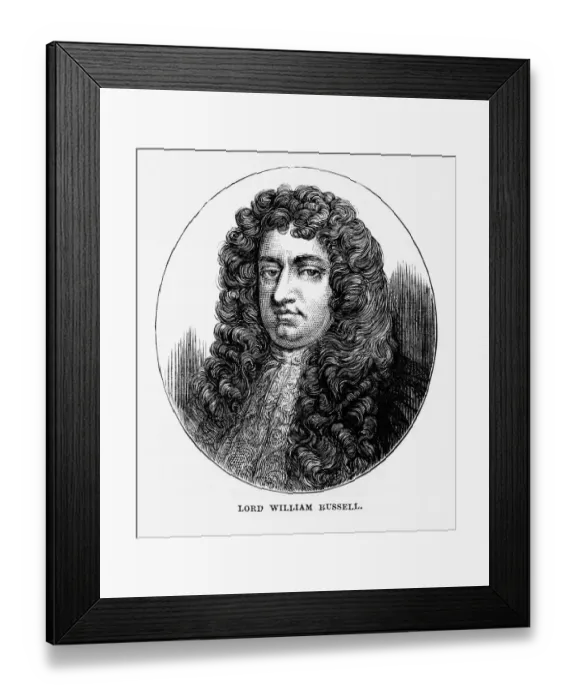 Framed Print : Lord William Russell of Woburn, England Victorian Engraving, Circa 1840 Framed Print : Lord William Russell of Woburn, England Victorian Engraving, Circa 1840