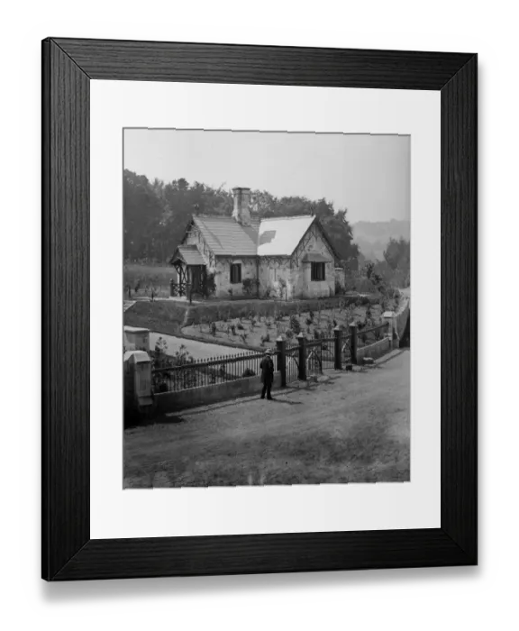 Framed Print : Gate House