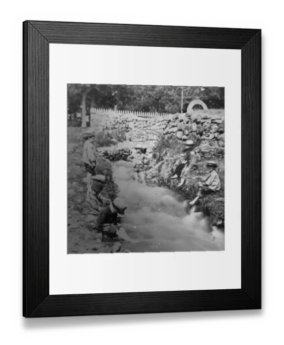 Framed Print : River Children Framed Print : River Children