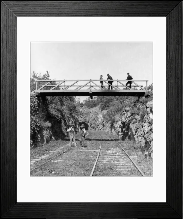 Framed Print : Hudson River Railway Framed Print : Hudson River Railway