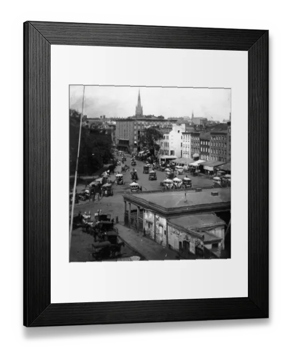 Framed Print : Whitehall Street Framed Print : Whitehall Street