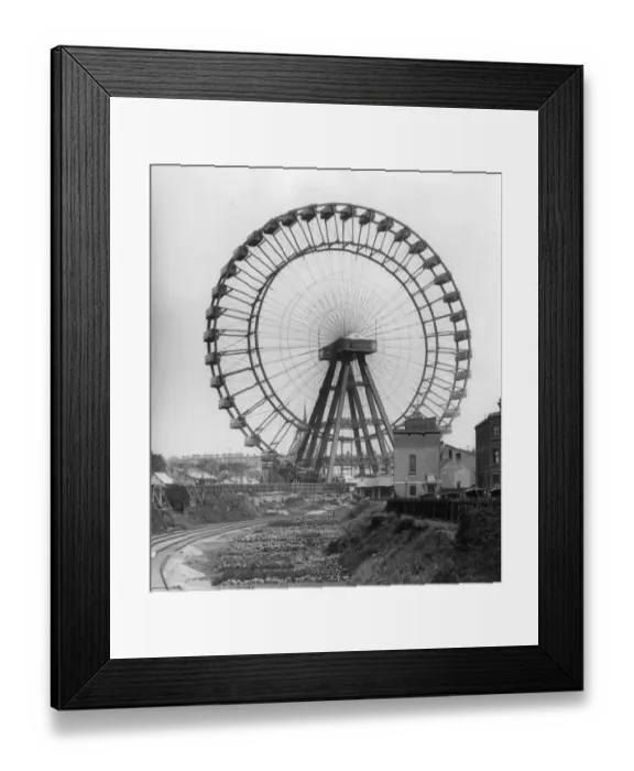 Framed Print : Earls Court Wheel Framed Print : Earls Court Wheel