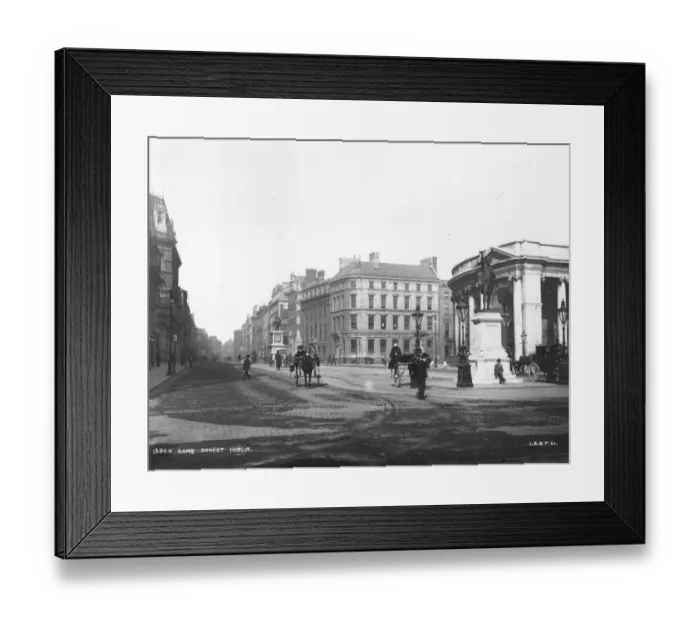 Framed Print : Dame Street Framed Print : Dame Street