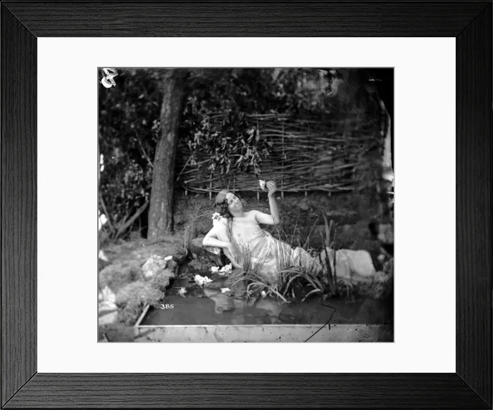 Framed Print : Reclining Nymph Framed Print : Reclining Nymph