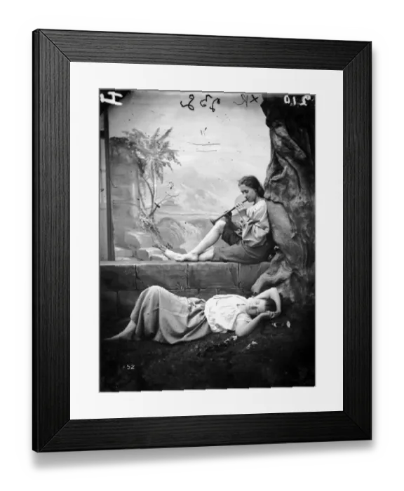 Framed Print : Rustic Music