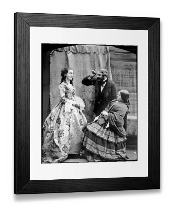 Framed Print : Daughter Inspection Framed Print : Daughter Inspection