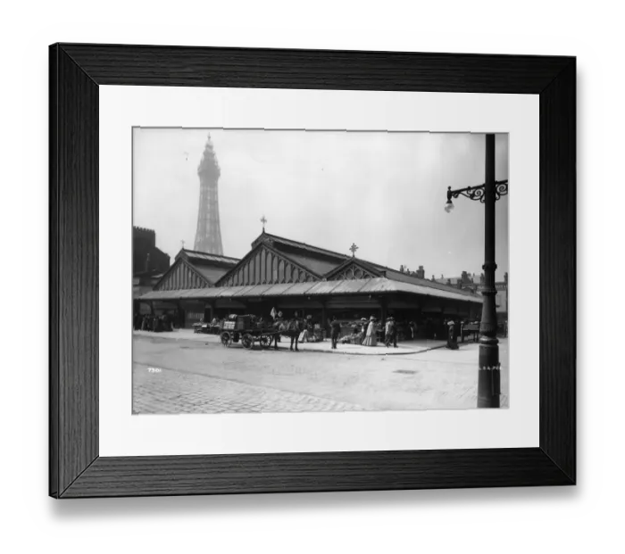 Framed Print : Blackpool Market Framed Print : Blackpool Market