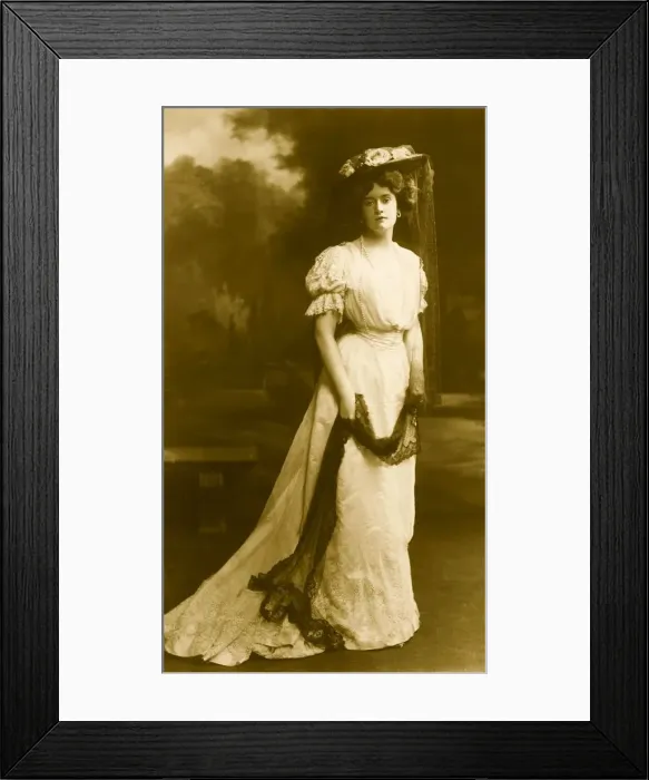 Framed Print : Edwardian Dress Framed Print : Edwardian Dress