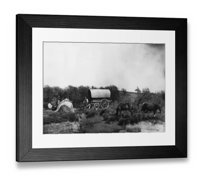Framed Print : Gypsy Camp