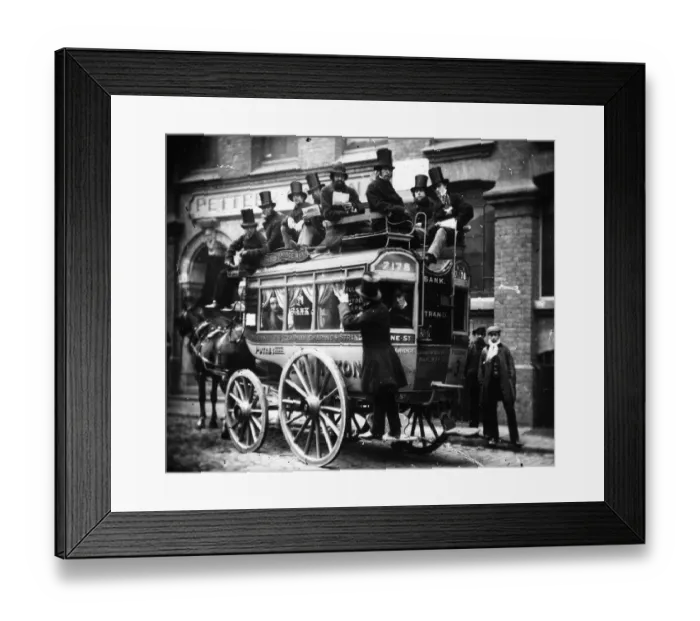 Framed Print : Knifeboard Bus Framed Print : Knifeboard Bus